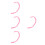4Pièces Queue Rose Costume Animal Cosplay Accessoire 5