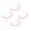 4Pièces Queue Rose Costume Animal Cosplay Accessoire 4