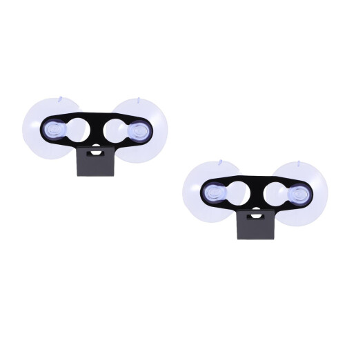 2Sets Durable Plastic Suction Cup Bracket for Car Radar Windshield Use 2