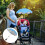 2Pcs Stroller Accessories Sky-Blue Clip on Umbrella Sun Shade 9