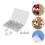 200Pièces Punaise Transparente, Accessoire Pratique Pour Tableau 10