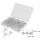 200Pièces Punaise Transparente, Accessoire Pratique Pour Tableau 9