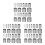 72Pcs Durable Silver Circle Cutters for Clay Crafts and Sculpting 5