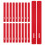 80Pcs Red Fishing Pole Wraps Elastic Rod Belts for Secure Angling 1