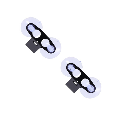 2Sets Durable Plastic Suction Cup Bracket for Car Radar Windshield Use 1
