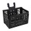 2Pcs Black Plastic Foldable Bike Basket Front Handlebar Storage Holder 3
