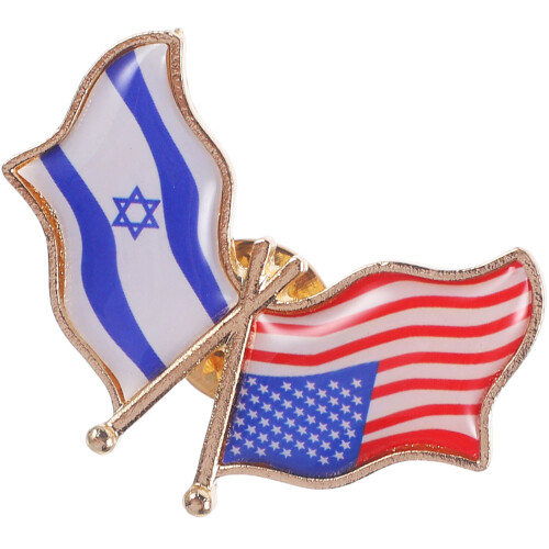 2Pièces Broche Drapeaux Symbole