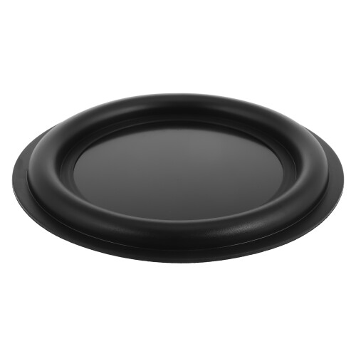 5Pièces Membrane Vibration Caoutchouc Noir Pour Enceinte Basses Auto 1