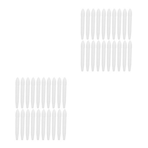 40Pièces Embouts Réutilisables Blancs Pour Marqueurs À Peinture Fine 2