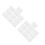20Pièces Support Signalétique Mini Transparent Table 6