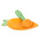 3Sets Assorted Ceramic Carrot Shape Dip Bowls and Mini Serving Spoons 3