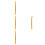 4Pcs Golden Cordless Curtain Opener Handle Aluminum Window Pull Rod 4