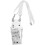 2Pcs Transparent Plastic Barber Tool Belt Pouch Compact Organizer Case 2
