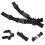 12Pièces Sangles De Compression Noires Avec Clips Pour Sac De Couchage 8