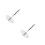 2Pièces Base Mannequin Métallique Réglable Accessoires Féminins 5