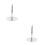 2Pièces Base Mannequin Métallique Réglable Accessoires Féminins 6