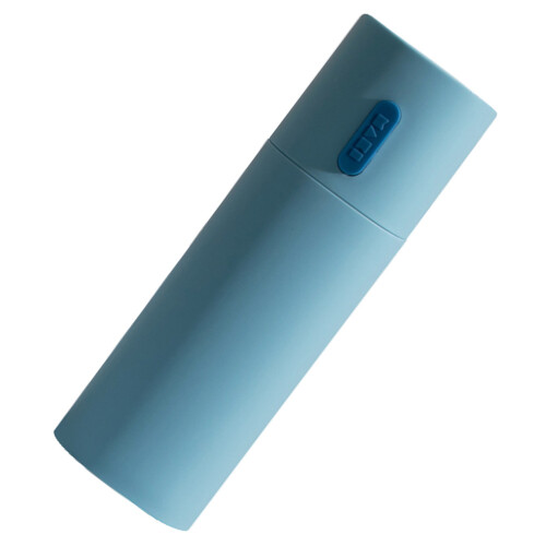 2Pcs Compact Travel Toothbrush Storage Holder Blue Plastic Carry Case 1