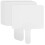 12Pièces Petite Ardoise Blanche Bois Double Face Portable Réutilisable 9