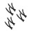 12Pièces Sangles De Compression Noires Avec Clips Pour Sac De Couchage 6