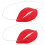 4Pièces Accessoires Cosplay Rouges En Caoutchouc Solide 1
