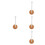 4Pièces Rangement Mural Bois Beige Support Bandeaux 6