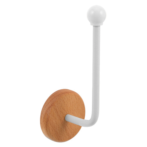 4Pièces Rangement Mural Bois Beige Support Bandeaux 2