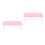 2Pièces Support Main Rose Cuir Souple Pour Usage Salon 5