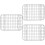 3Pièces Supports De Cuisson En Acier Inoxydable 304 Pour 8