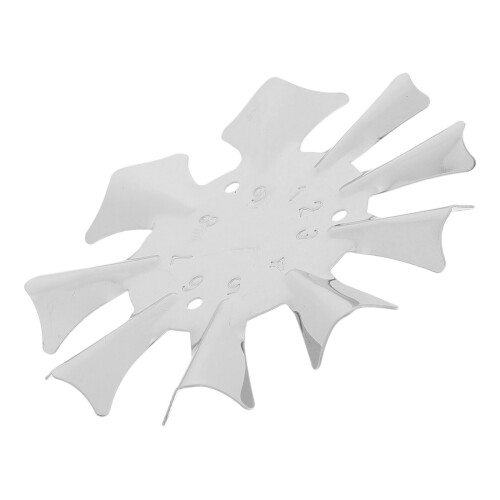 5Pièces Outils Art Ongles Inoxidable Trimmer Bords Argent 1