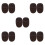 10Pièces Bottes Et Chaussures En Cuir Noir 4