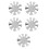 5Pièces Outils Art Ongles Inoxidable Trimmer Bords Argent 5