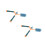 2Ensembles Brosse Silicone Antidérapant Nettoyage 9