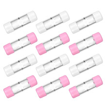 24Pièces Boîte Rangement Lentilles Portable Couleur Assortie
