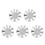 5Pièces Outils Art Ongles Inoxidable Trimmer Bords Argent 10
