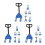 6Ensembles Miniatures Outils Construction Plastique Pour Décor 5