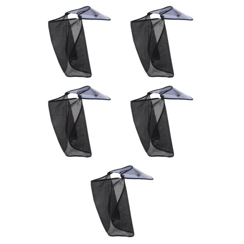 5Pièces Pare-Soleil Casque Construction Visière Large Protection Nuque 2