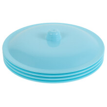 4Pièces Couvercles De Rechange Plastique Bleu Pour Urinoirs Et Bassins