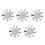 5Pièces Outils Art Ongles Inoxidable Trimmer Bords Argent 9