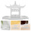 5Pièces Ornement Miniature Plastique Décoration 8