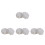 8Pcs Plastic Kids Slide Screw Caps Light Grey Indoor Slide Replacement 4