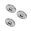3Pcs Silver Stainless Steel Cookware Lids Universal Pot and Pan Covers 9