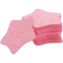 100Pièces Tampons Coton Rose, Doux, Exfoliants Et Démaquillants