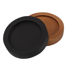 4Pcs Multi Wood Pepper Mill Holder Tray - Compact Salt Grinder Stand