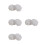 8Pcs Plastic Kids Slide Screw Caps Light Grey Indoor Slide Replacement 5