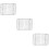 3Pièces Supports De Cuisson En Acier Inoxydable 304 Pour 10