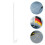 20Pièces Support Mât ABS Clip Auto 10