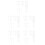 25Sets Plastic Cake Support Dowels White PP Rods for Tiered Cakes 5