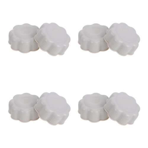 8Pcs Plastic Kids Slide Screw Caps Light Grey Indoor Slide Replacement 2