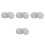8Pcs Plastic Kids Slide Screw Caps Light Grey Indoor Slide Replacement 8