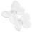 6Pièces Support De Câbles Souple Pour Appareils De Cuisine Blanc 1